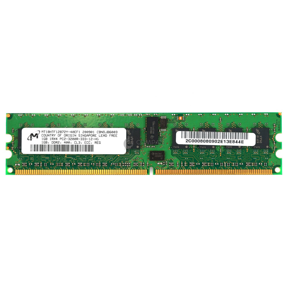 MT18HTF12872Y-40EF1 MICRON 1GB 1RX4 PC2 3200R CL3  DDR2 -